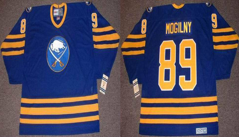 2019 Men Buffalo Sabres #99 Mogilny blue CCM NHL jerseys